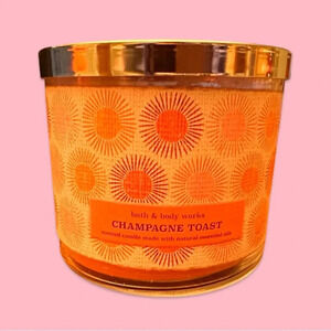 New Bath & Body Works Champagne Toast 3-Wick Candle 14.5 oz